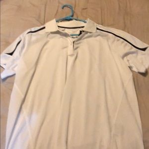 White and black polo
